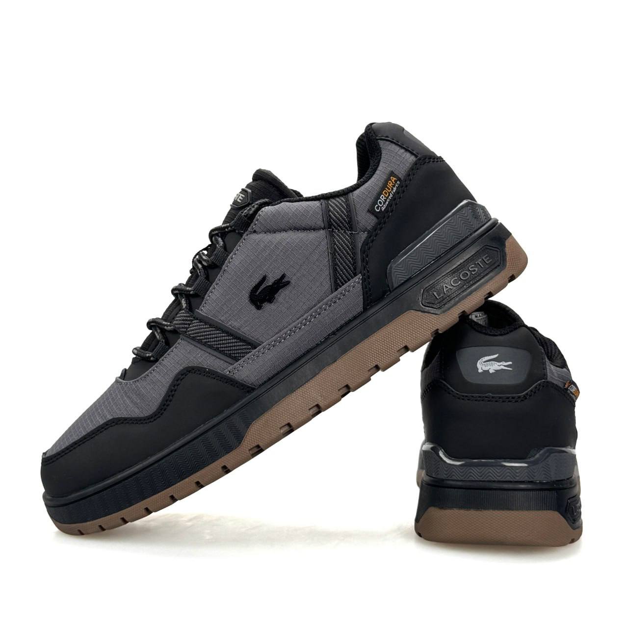 Lacoste T-Clip Winter GTX Grey Black Lacoste T-Clip Winter GTX Grey Black