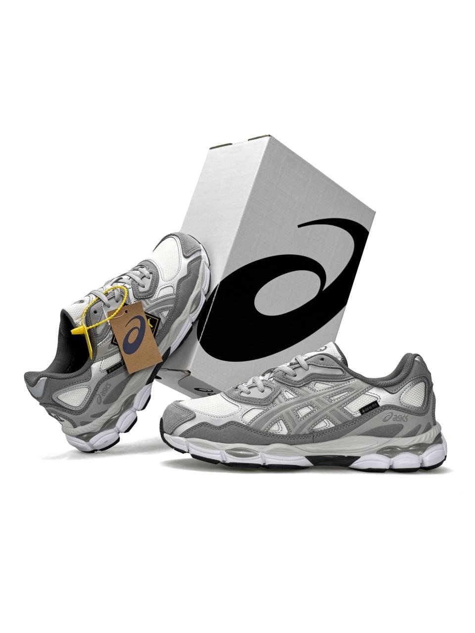 Кроссовки мужские ASICS Gel-NYC GTX Metallic Grey White Кроссовки мужские ASICS Gel-NYC GTX Metallic Grey White