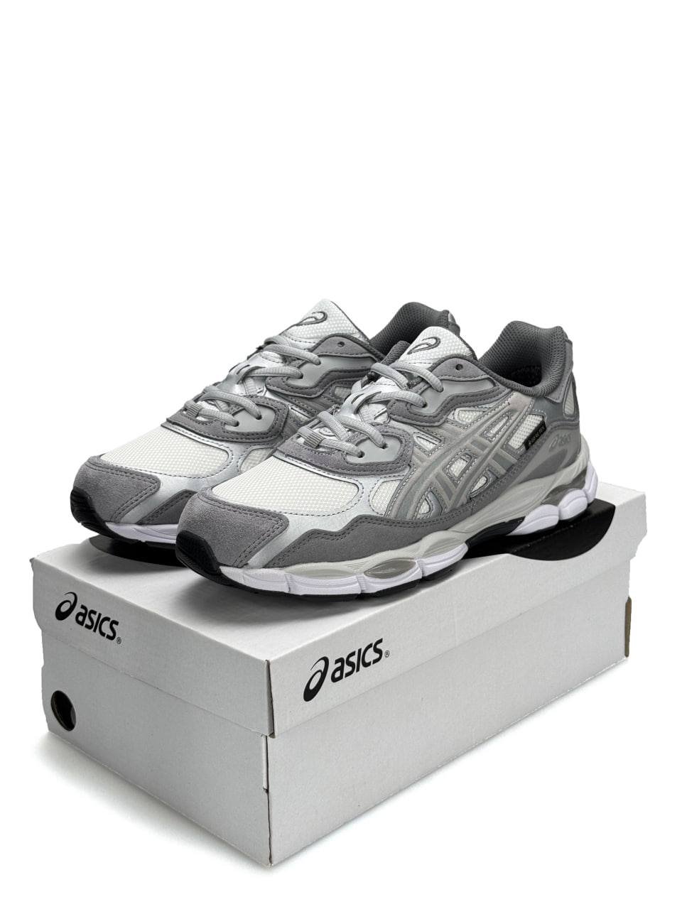 Кроссовки мужские ASICS Gel-NYC GTX Metallic Grey White Кроссовки мужские ASICS Gel-NYC GTX Metallic Grey White