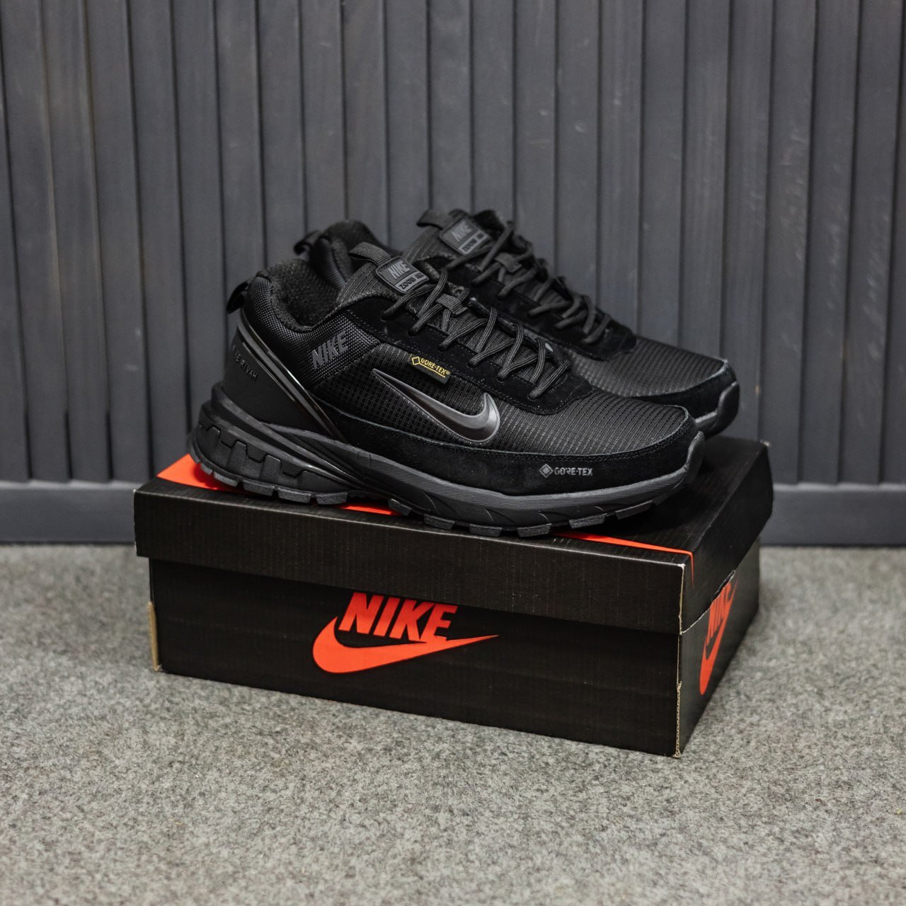 Кроссовки Мужские Nike Rivah Gore-Tex Black Кроссовки Мужские Nike Rivah Gore-Tex Black