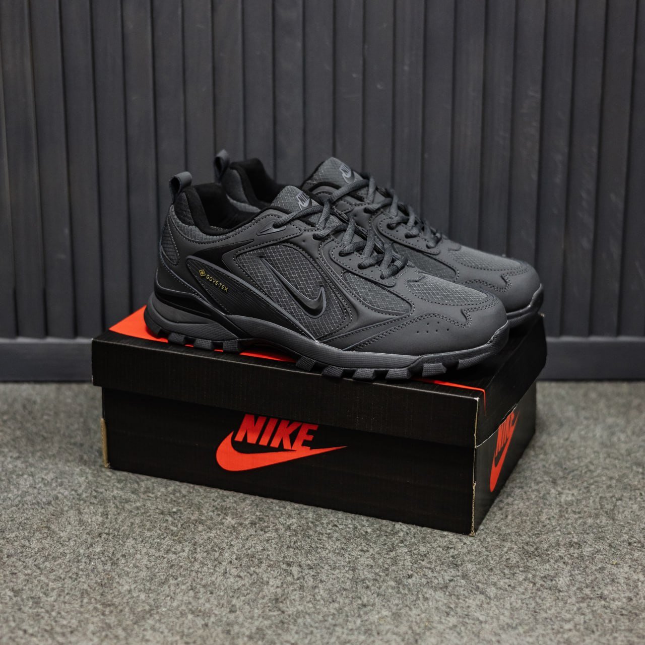 Кроссовки Мужские Nike Rivah Gore-Tex Black Кроссовки Мужские Nike Rivah Gore-Tex Black
